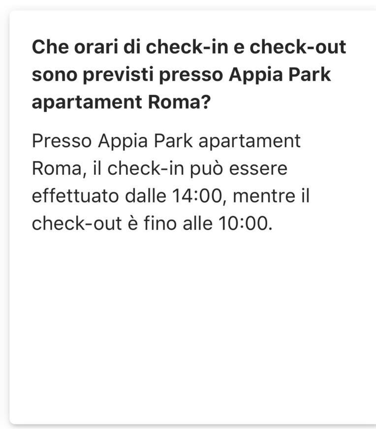 Appia Park 10 Min Dal Colosseo Apartamento Roma